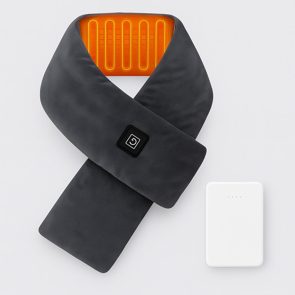 Heated Neck Scarf with Power Bank
